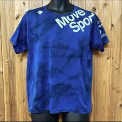 DESCENTE Move Sport Tシャツ ブルー Oサイズ