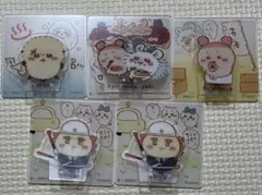 【未使用品】ちいかわ　アクリルシーンクリップ5点セット