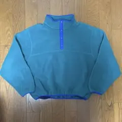 【美品】80s〜 L.L.Bean スナップT フリース プルオーバー USA製