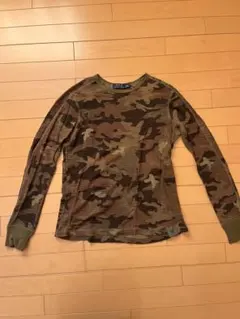 POLO RALPH LAUREN コットンニット サーマルセーターカモフラ迷彩