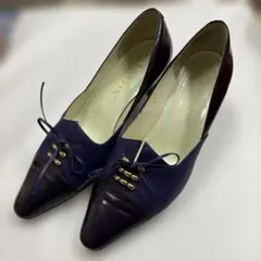 LANVIN PARIS パンプス パープル C-49のサムネイル