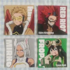 僕のヒーローアカデミア　ファイン　コラボ　キャラクターシール　4枚　匿名配送