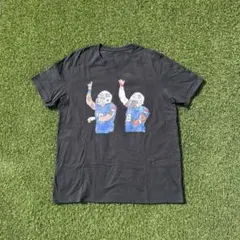 選手グラフィック ブラックTシャツ