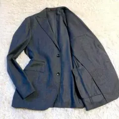 【カシミヤ】THE GIGI　テーラード　DEGAS2　チャコールグレー　XL