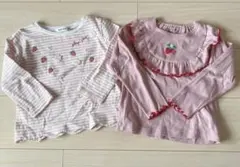 いちご　刺繍　長袖　ロンT まとめ売り