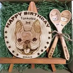 天然木に描いた似顔絵 オーダー ギフト 人もおまかせ下さい