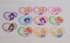 セーラームーン　ハート　クリアカード　セット