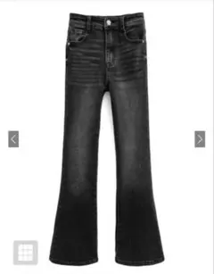 グレイル　ハイウエストフレアデニムパンツCu498