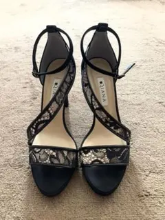 【セール】ダイアナ DIANA パンプス サンダル　黒