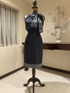 NOVESPAZIO ノースリーブ 膝丈ワンピース