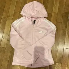 美品！adidas フード付きジャケット 140 ピンク