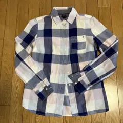 トミーヒルフィガー 長袖チェックシャツ