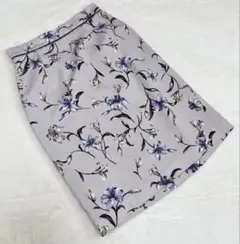 最終価格【プロポーションボディドレッシング】花柄タイトスカート ひざ丈　3 L