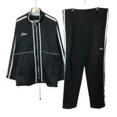 90s アシックス　ヴィンテージジャージ上下セットアップ　ビッグサイズ　日本製のサムネイル