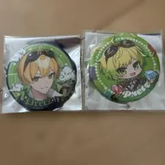 AMPTAK×COLORS ぷりっつ レインボーロード中88% 缶バッジ デフォ