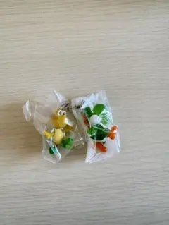 スーパーマリオ　めじるしアクセサリー２　ヨッシー　ノコノコ