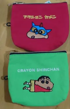 クレヨンしんちゃん　ティッシュポーチ　アクション仮面 しんちゃん2個　未使用