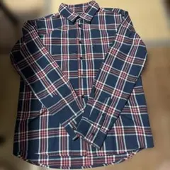 Afends 長袖チェックシャツ ネイビー レッドのサムネイル
