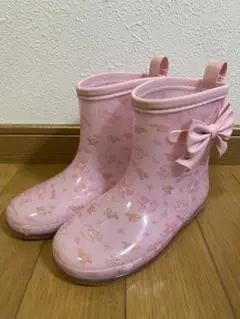 サンリオ マイメロディー レインブーツ 長靴 バースデイ 17cm