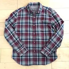 ユナイテッドアローズ　チェック柄長袖シャツ M