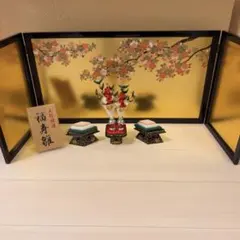 雛人形セット 桜金屏風付き