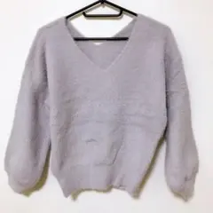 マーキュリーデュオ ミニシャギー ニット F