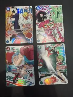 ワンピースカード ROUND1 ラウンドワン プロモ ゾロ サンジ - メルカリ