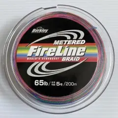 未使用　バークレイ スーパーファイヤーライン 65lb 200mのサムネイル
