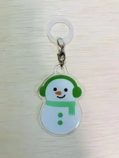 雪だるま スノーマン めじるしチャーム アンブレラマーカー ハンドメイド
