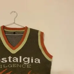 ️【送料無料!!!】 古着 ニットベスト 春