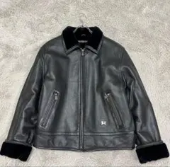 ☆ハーディエイミス 90s 裏ボア レザージャケット L