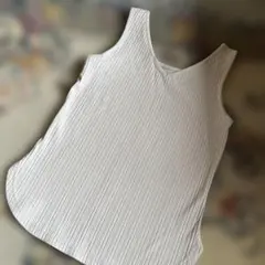 GU リブタンクトップ 薄グレーSのサムネイル