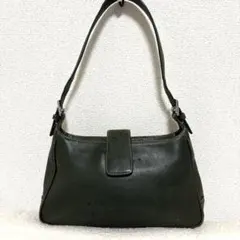 OLD COACH 올드 코치 가죽 원 숄더백 심록 Y2K