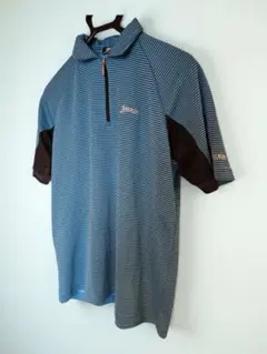 Srixon スリクソン ストライプ ハーフジップシャツ L