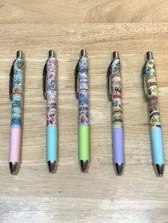 ディズニーランド　ディズニーシー　ボールペン　5本セット　パークモチーフ