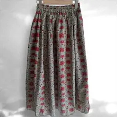 【新品】TSUHARU by Samansa Mos2 リバティ　お花柄スカート