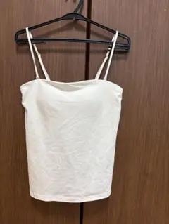 UNIQLO AIRism エアリズムコットンブラチューブトップ ホワイト S