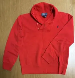 Polo by Ralph Lauren 赤 トレーナー 7 秋冬物　子供120