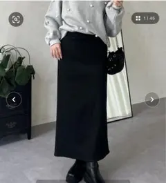 値下げ中/ウエストドロストカットリブナロースカート プロズヴェール TLサイズ