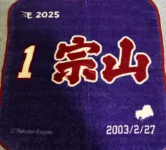 宗山塁選手　楽天イーグルス　イーグルスルーレット　3等　スクエアミニタオル