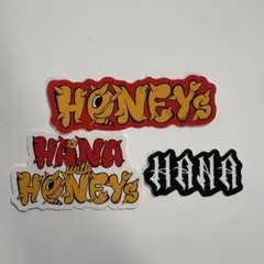 HANA with HONEY'S ステッカー 3枚セット