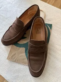 イギリスブランドLoake スエード ローファー25.5cmのサムネイル