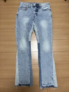 パープルブランド フレア スリムフィット ジーンズ 28 - メルカリ