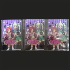 アイカツ×アトレ秋葉原 オリジナル特典 蘭＆ユリカ 3枚