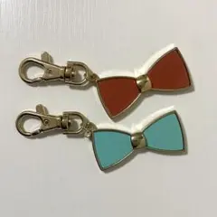 リボン キーホルダー キーリング