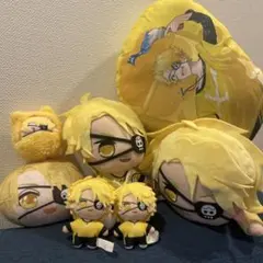 カラフルピーチ　たっつん　ぬいぐるみ　まとめ売り　7点