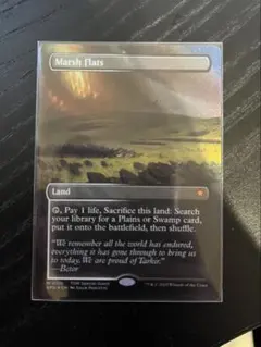 タルキール　湿地の干潟　ボーダーレス　英語　Foil SPG