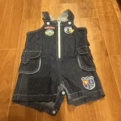 最終値下げ　MIKIHOUSE デニムオーバーオール サイズ80