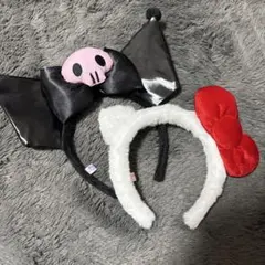 ハローキティ・クロミ　カチューシャセット