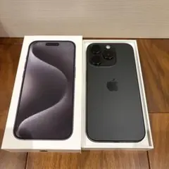 Apple iPhone 15 Pro ブラックチタニウム256GB